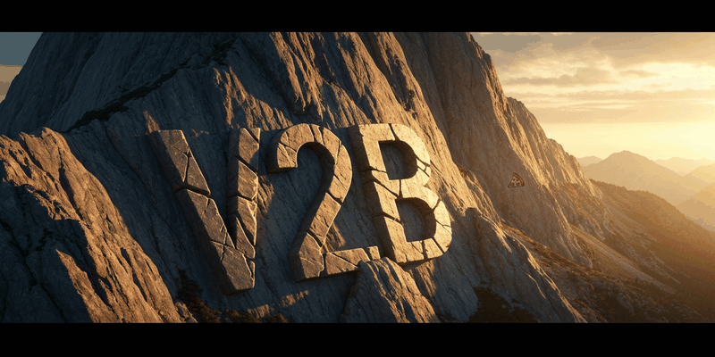 V2B carved into mountain